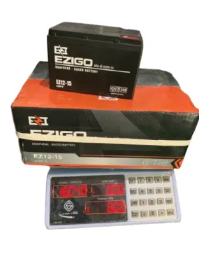 Ắc Quy Xe Điện EZIGO EZ12-15 (6-DZF-15) – 12V 15Ah Graphene