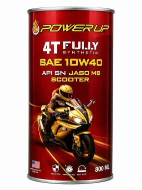 NHỚT POWER UP 10W40 XE GA 0,8L