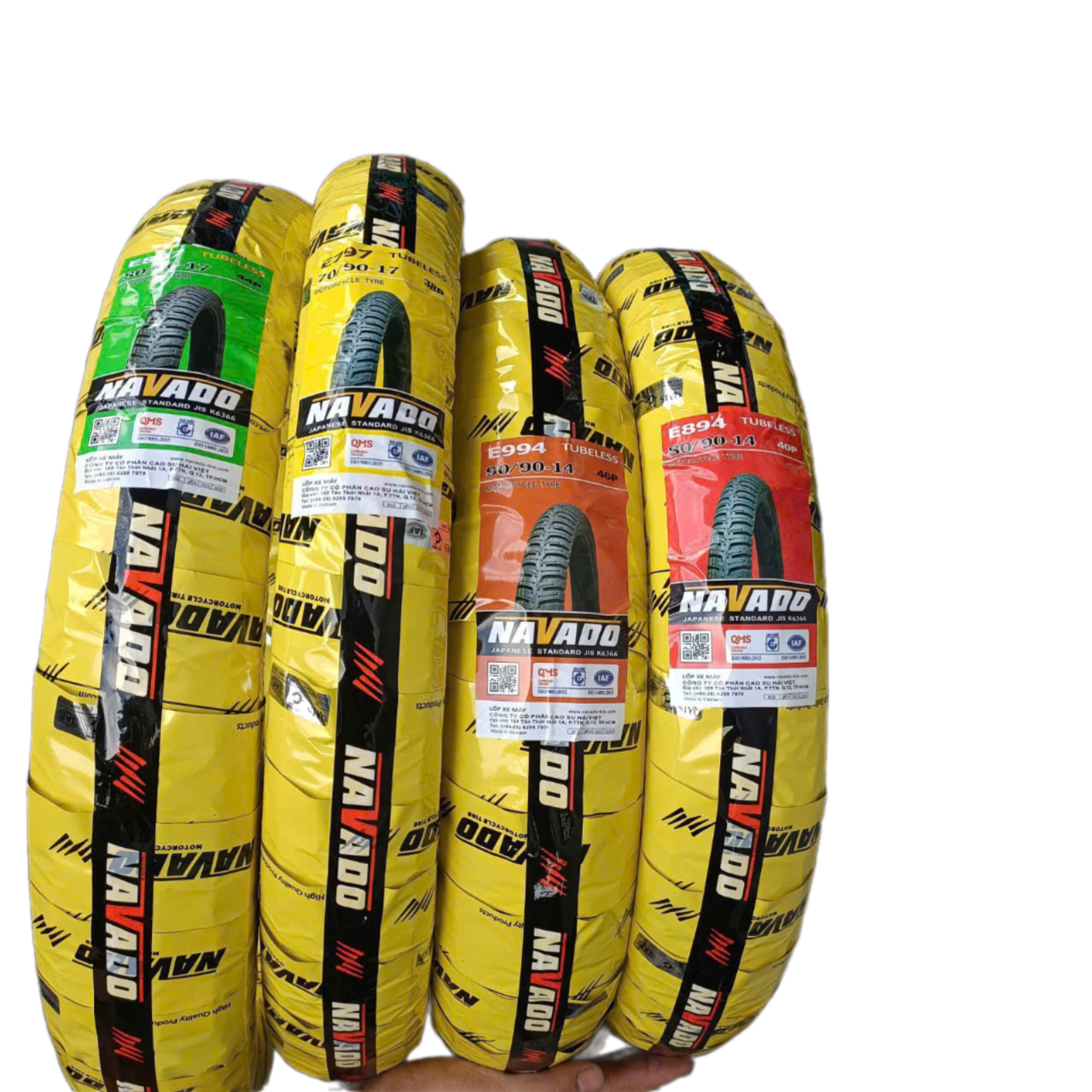 Lốp xe máy NAVADO (Lốp không ruột - Tubeless)
