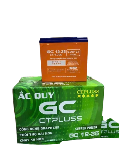 Ắc Quy Xe Điện GC CTPLUS GC12-35 (6-DZF-23) – 12V 23Ah Graphene