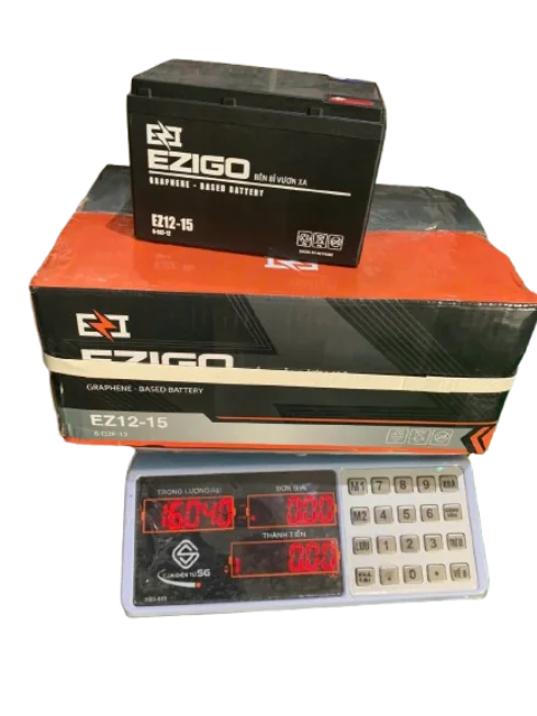 Ắc Quy Xe Điện EZIGO EZ12-15 (6-DZF-15) – 12V 15Ah Graphene
