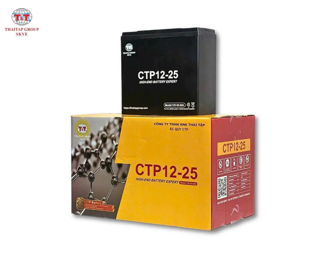 Ắc Quy Xe Điện CTP12-25 (12V 20.8Ah)