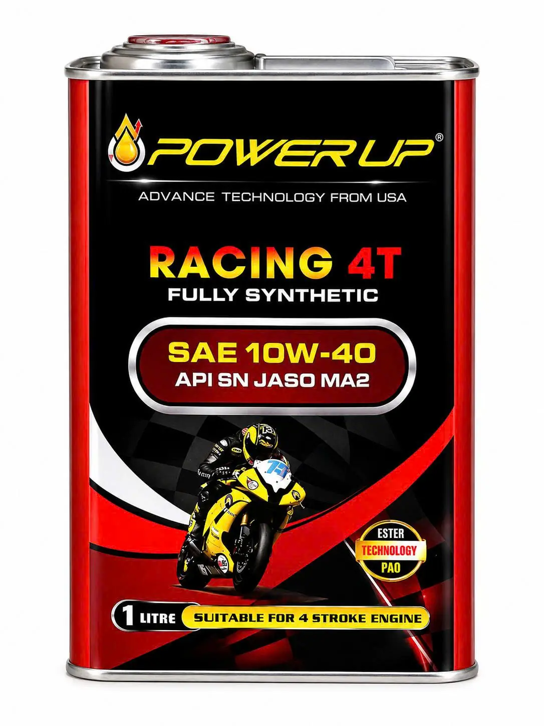 NHỚT POWER UP RACING 10W40 XE SỐ 1L